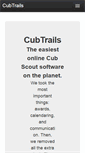 Mobile Screenshot of cubtrails.com