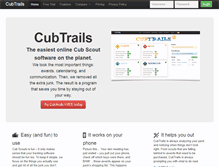 Tablet Screenshot of cubtrails.com